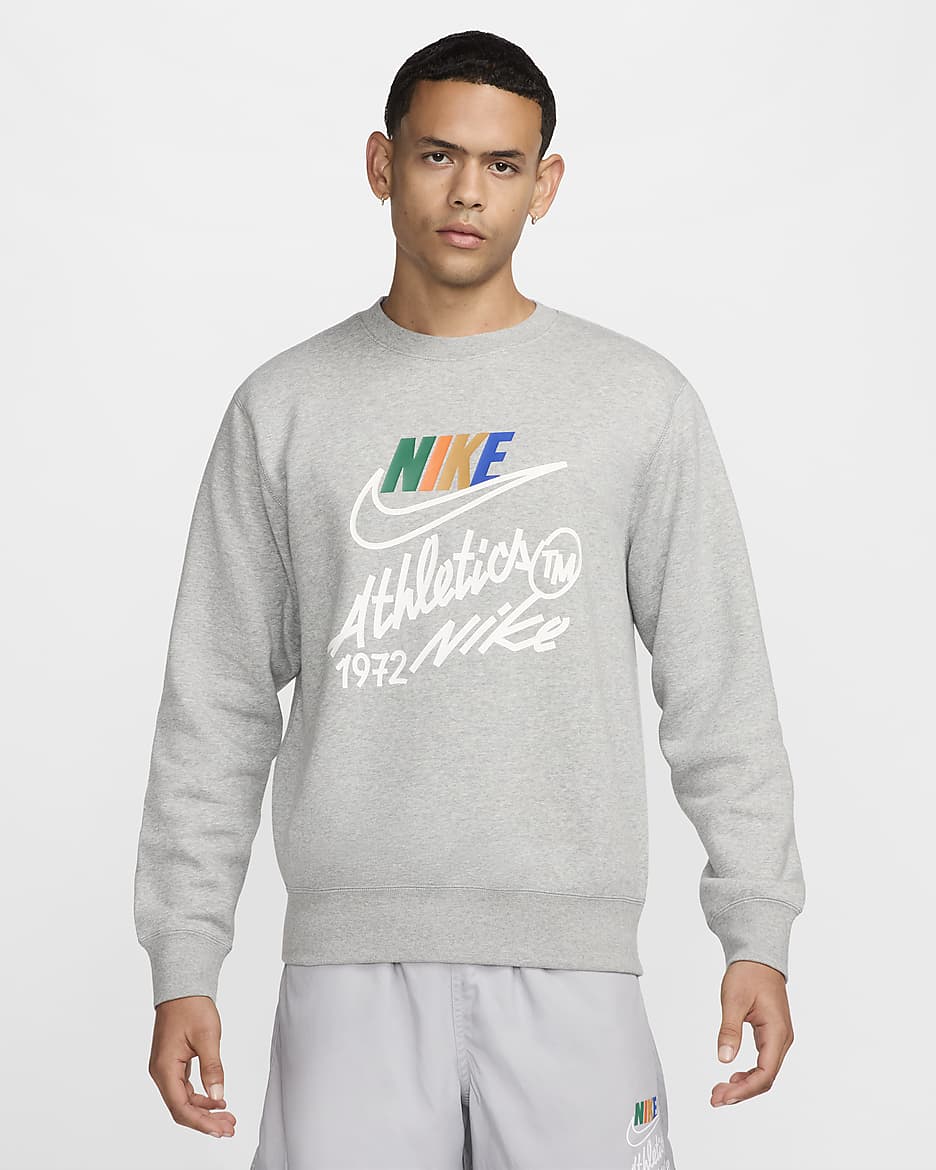 Nike Sportswear Club Champions of Sport shops Sweatshirt DR8033-063 Mens Size Medium